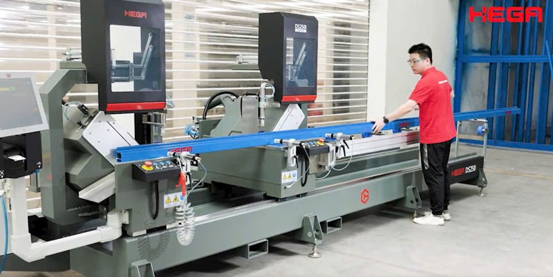 máy cắt nhôm 2 đầu HEGA DS250