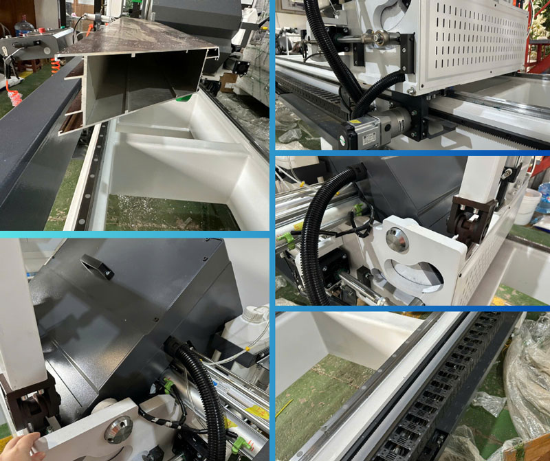Máy cắt nhôm 2 đầu CNC Zhonglin ZLSJ-TCNC-550*175